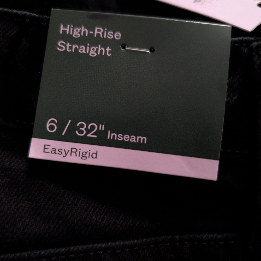 Floral Black Women's Jeans 6 - Picture 4 of 6